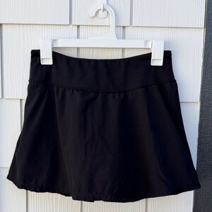 Zella Black Mini Athletic Skirt with Built in Shorts & Pockets